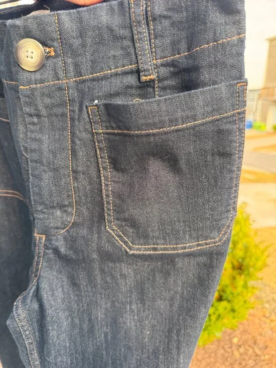 The Colette Crop High-Rise Wide-Leg Jeans by Maeve - Picture 2 of 5